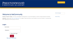 Desktop Screenshot of community.prestonwoodchristian.org